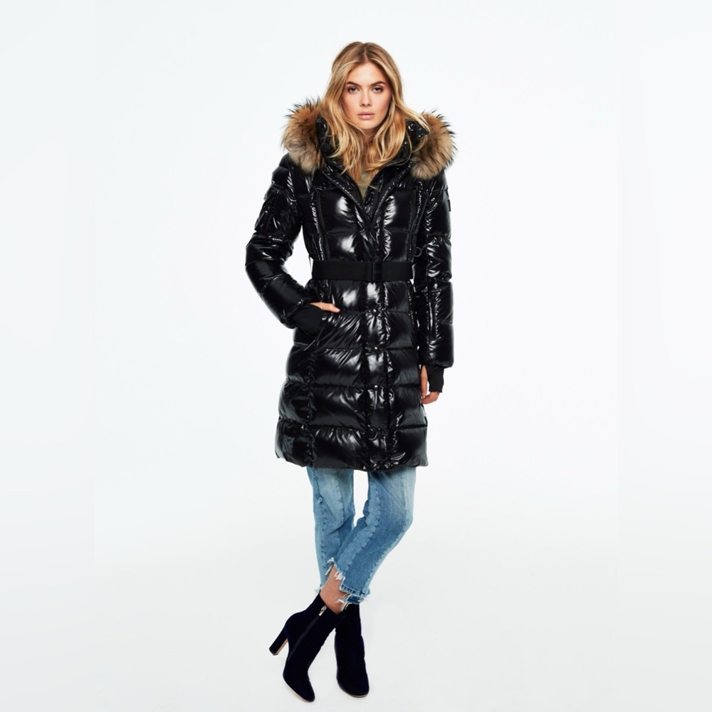 SAM New York | Infinity Fur Trim Goose Down Coat